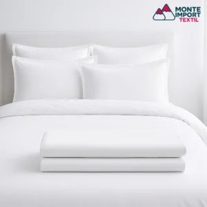 Funda nórdica blanca estilo hotel 50% poliéster 50% algodón