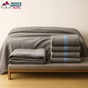 Detalle del tejido de manta de mudanza sin pelo